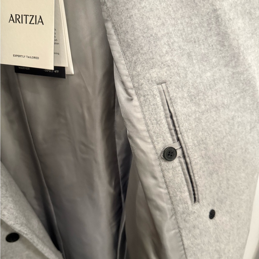 The Slouch coat - Italian soft wool cashmere - Picture 7 of 10